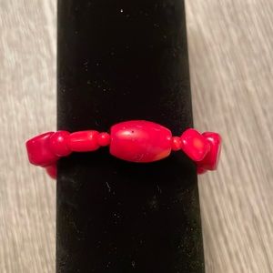 Red stone bracelet